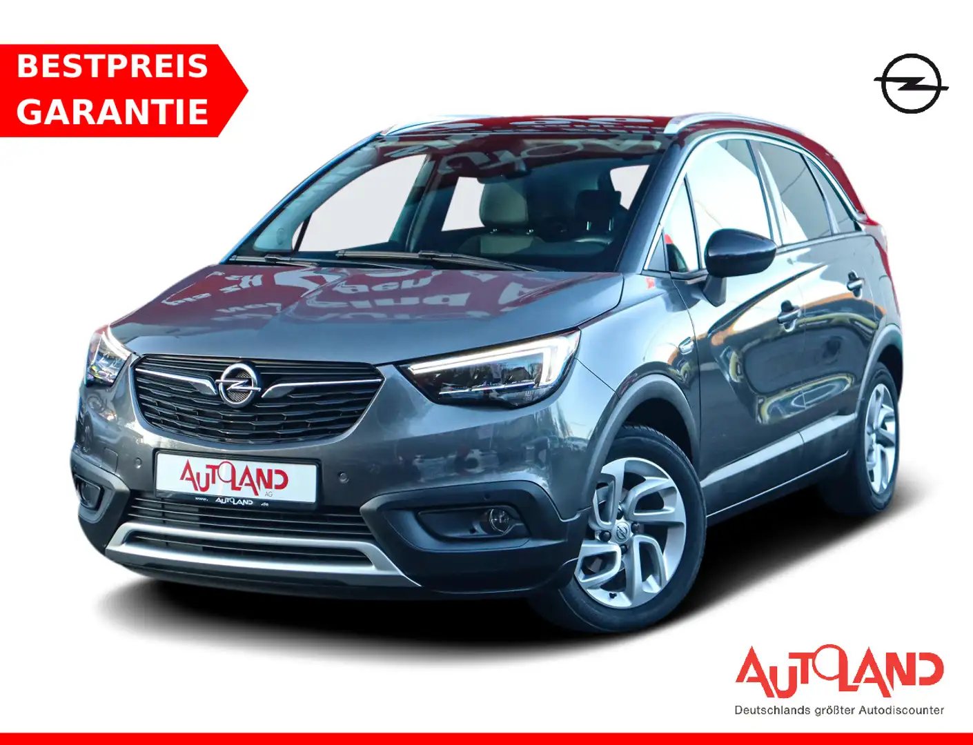 Opel Crossland X 1.2 LED Kamera Tempomat DAB Plateado - 1