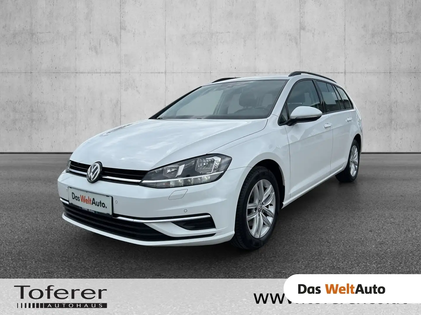Volkswagen Golf Variant Comfortline TDI SCR DSG Weiß - 1