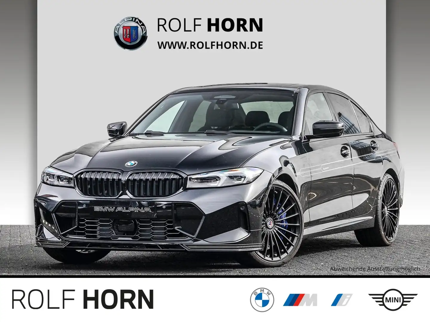 Alpina B3 3.0 Allrad Nav HUD Leder Glasdach LED Har/Kar Schwarz - 1