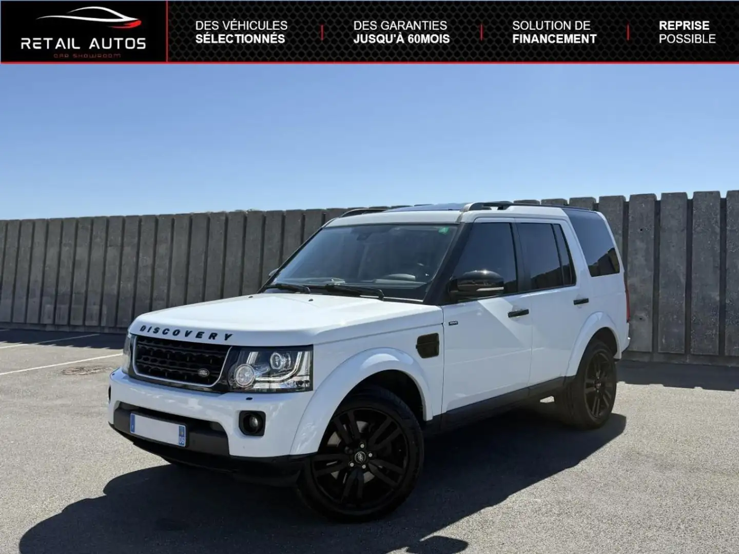 Land Rover Discovery 3.0 SDV6 HSE 7pl Blanc - 1