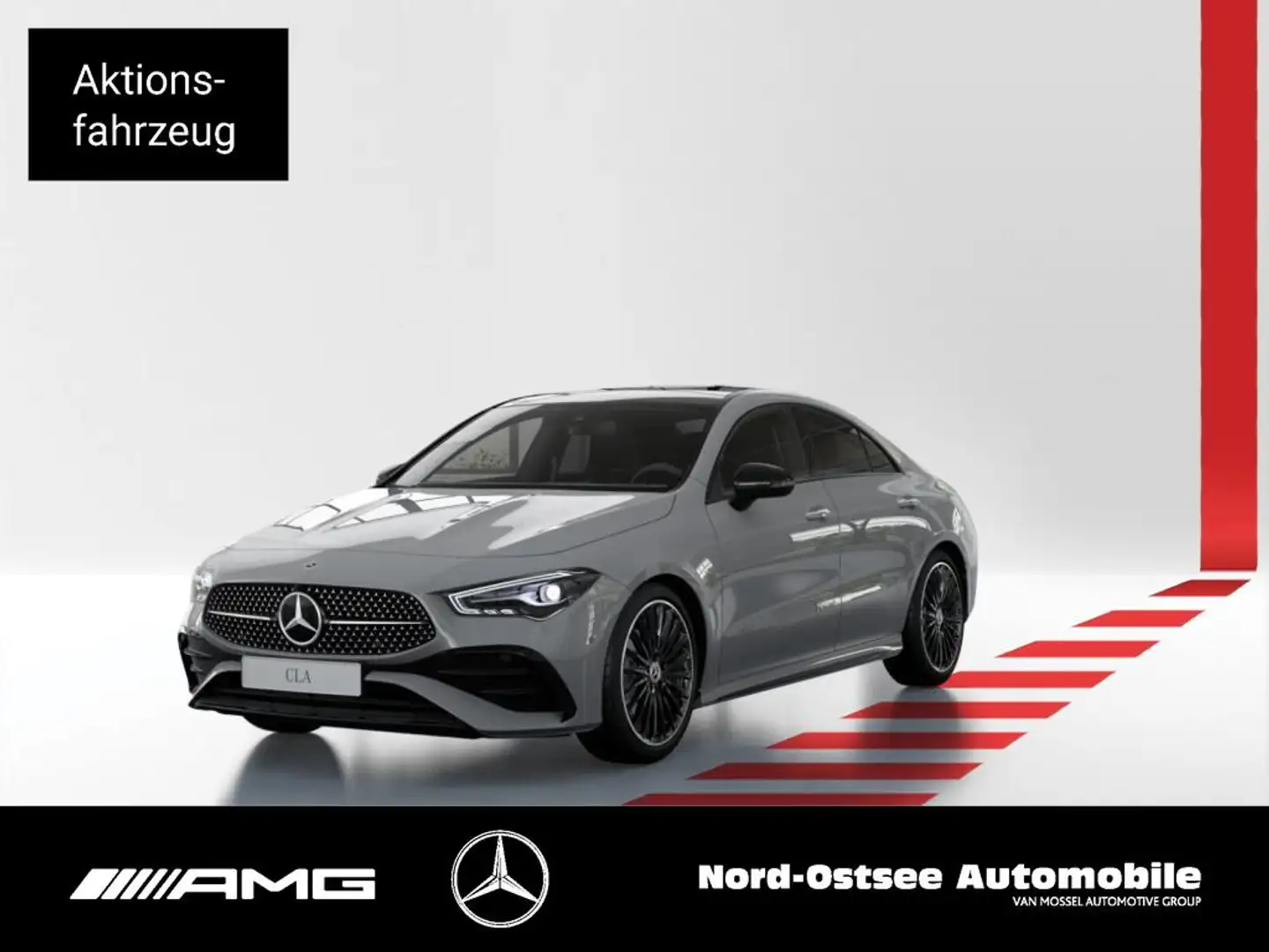 Mercedes-Benz CLA 180 d AMG NIGHT 19-ZOLL PANO SOUND Grau - 1