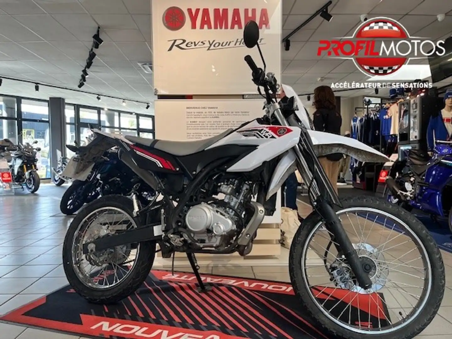 Yamaha WR 125 Blanc - 1