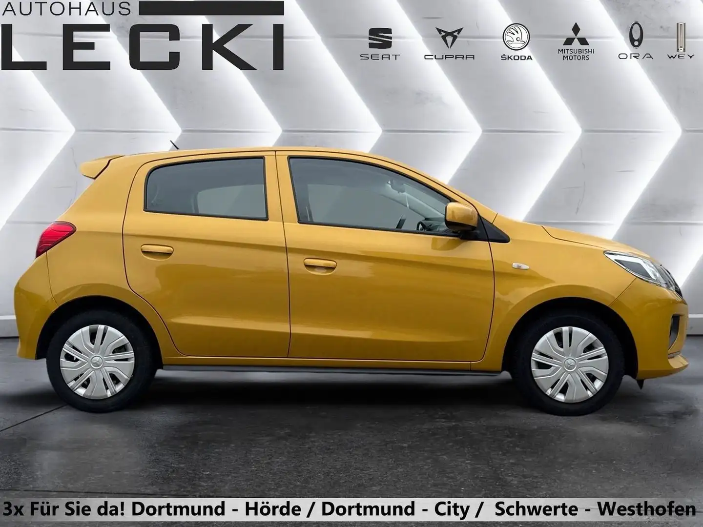 Mitsubishi Space Star Select 1.2 *KLIMA*RADIO*DAB*4SEASON* Jaune - 2