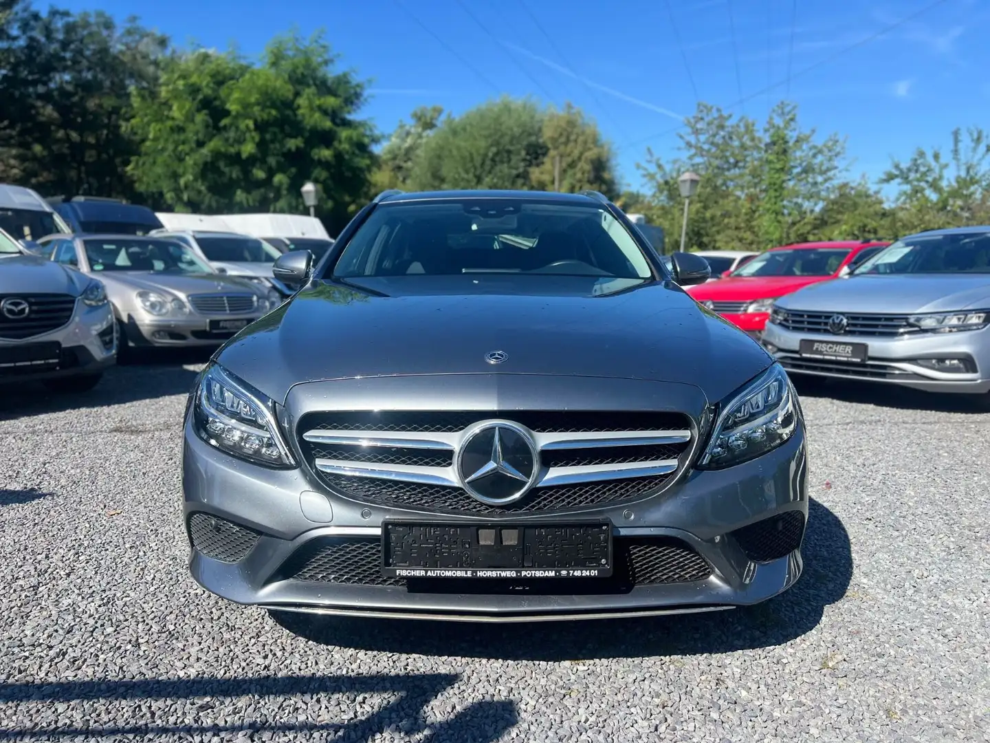 Mercedes-Benz C 180 T-Modell  Avantgarde+LED+LEDER+AMBIE+NAVI Gris - 2