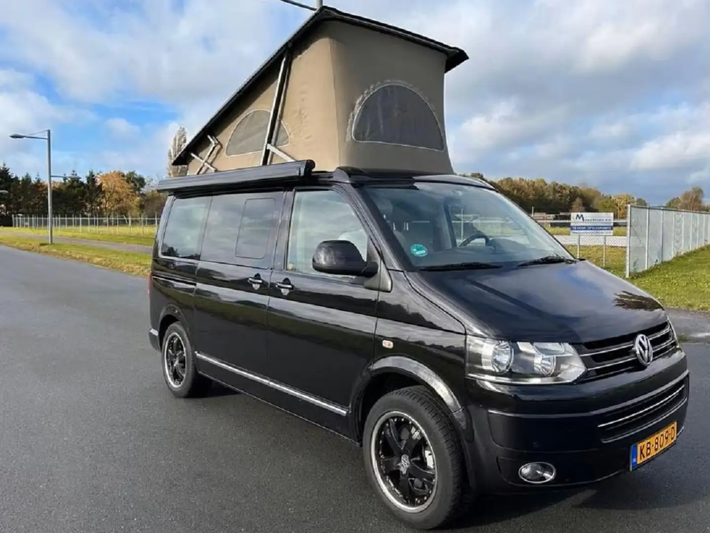 Volkswagen T5 California T5 California Automaat 4 motion 4x4 bus camper Zwart - 1