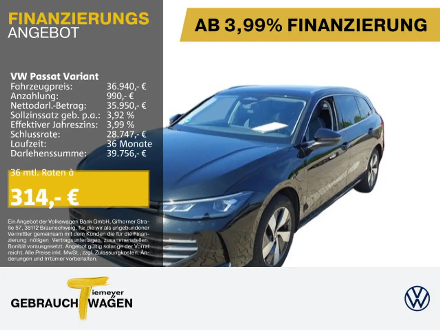 Volkswagen Passat Variant 1.5 eHybrid BUSINESS LM18 AHK KEY Schwarz - 1