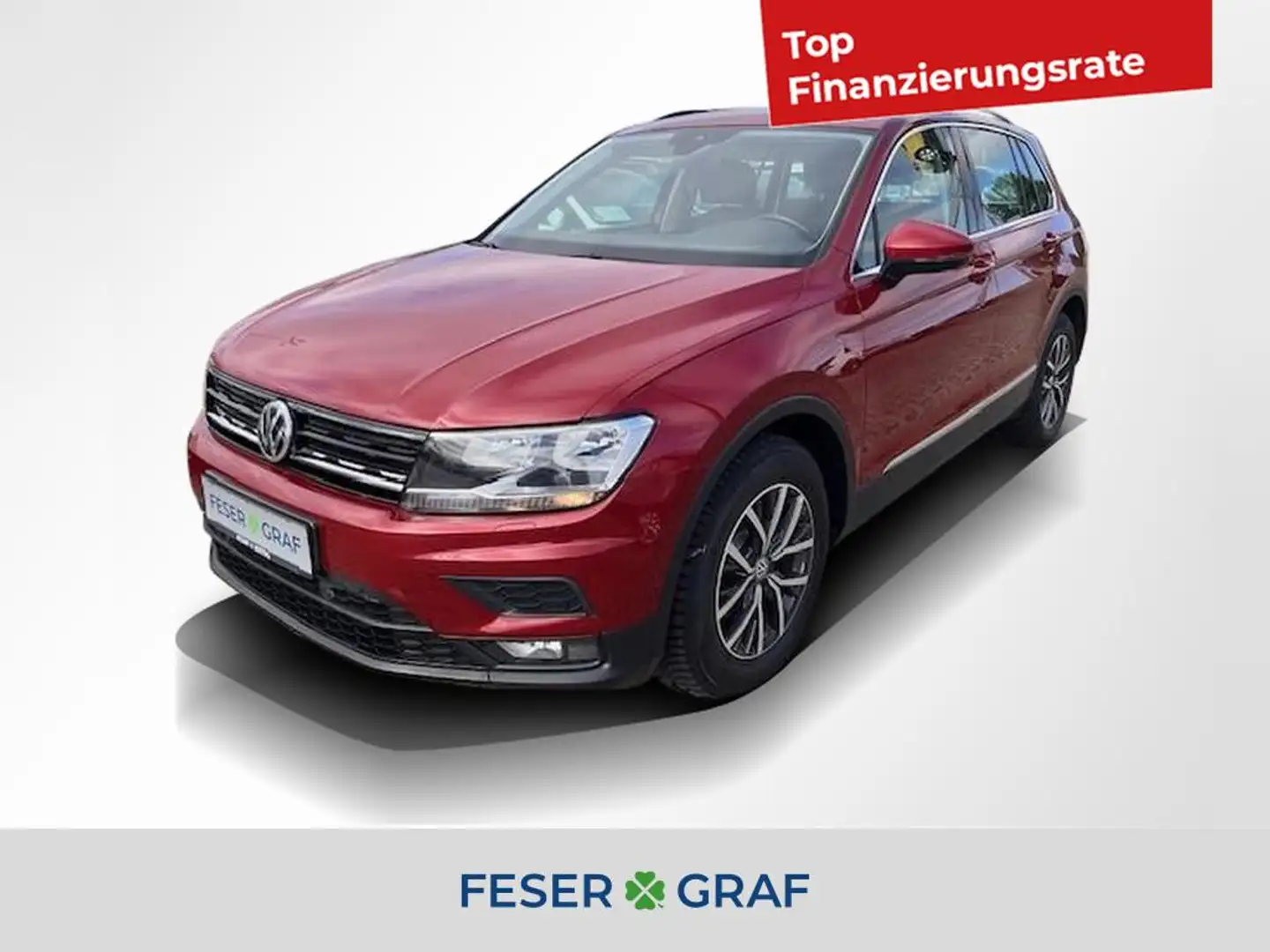 Volkswagen Tiguan 1.4 TSI BMT Comfortline ACC/Navi/AHK/2xPDC Rouge - 1