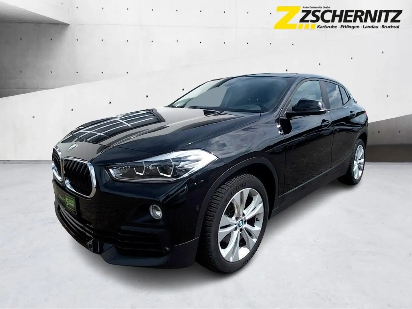 BMW X2 sDrive 18d Advantage LED Navi SHZ 2xKlima ALU Schwarz - 1