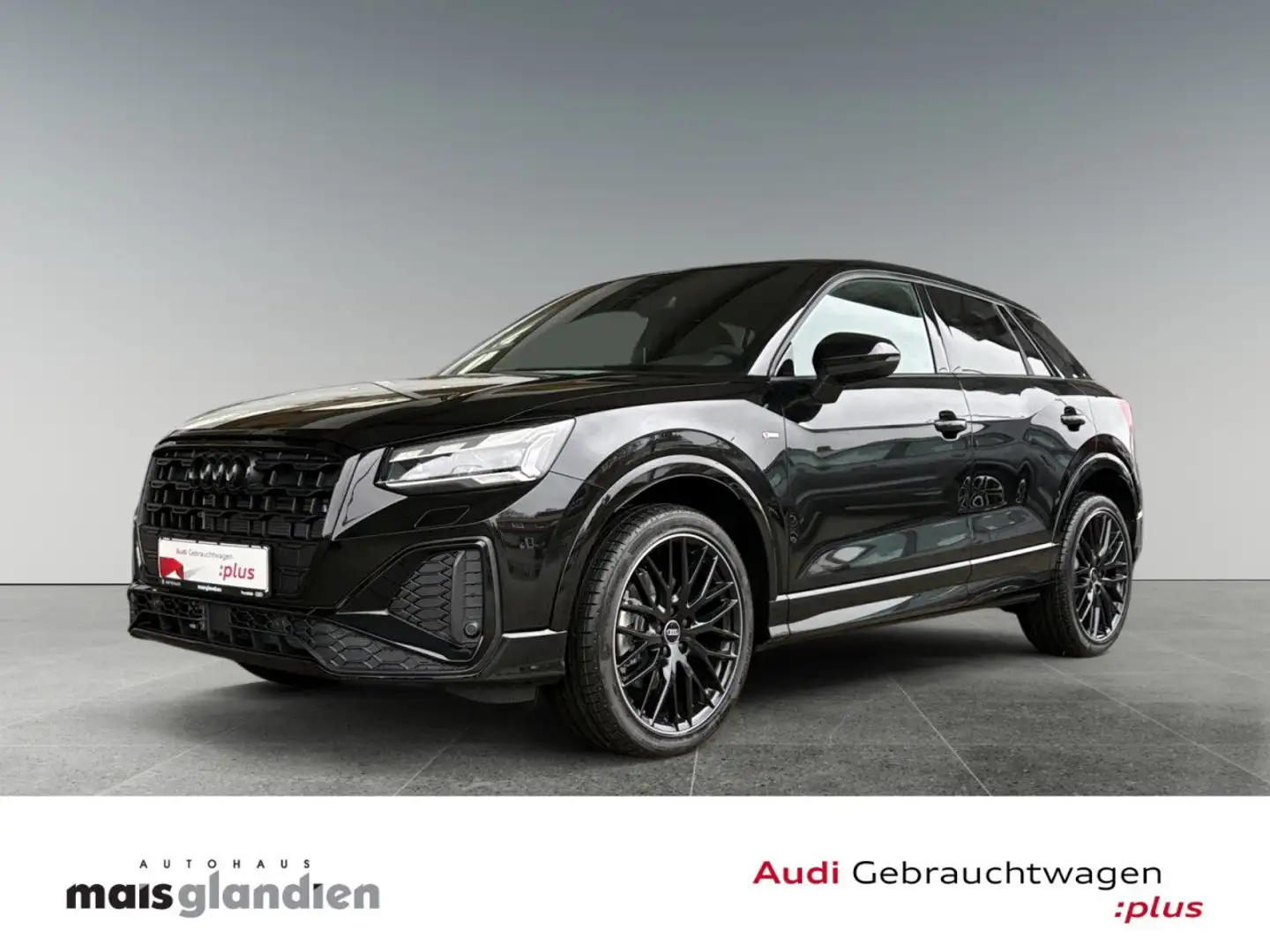 Audi Q2 35 TFSI 2x S line comp. AHK Matrix Kamera Navi Schwarz - 1