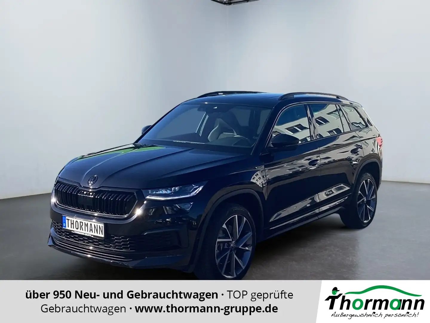 Skoda Kodiaq Sportline 2.0 TDI Matrix ACC AHK Sitzheiz Zwart - 1