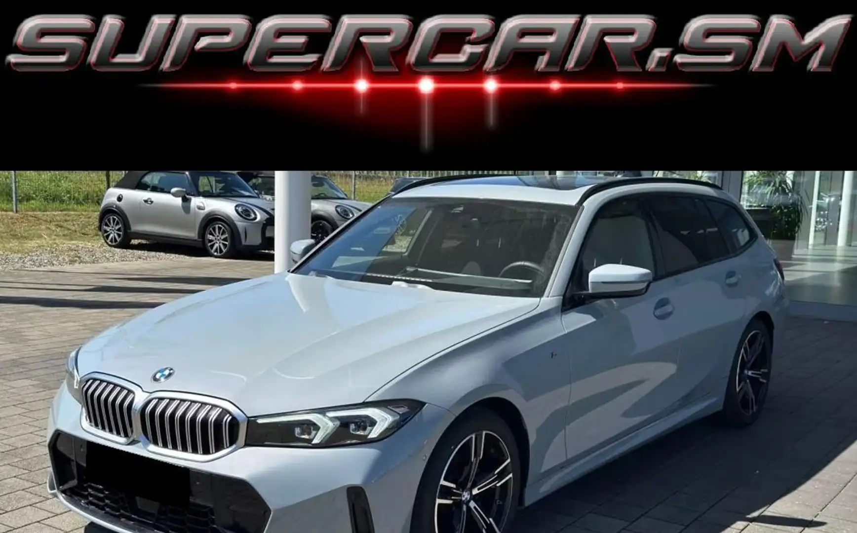 BMW 318 D TOURING M SPORT BROOKLYN GREY PANORAMA Gris - 1