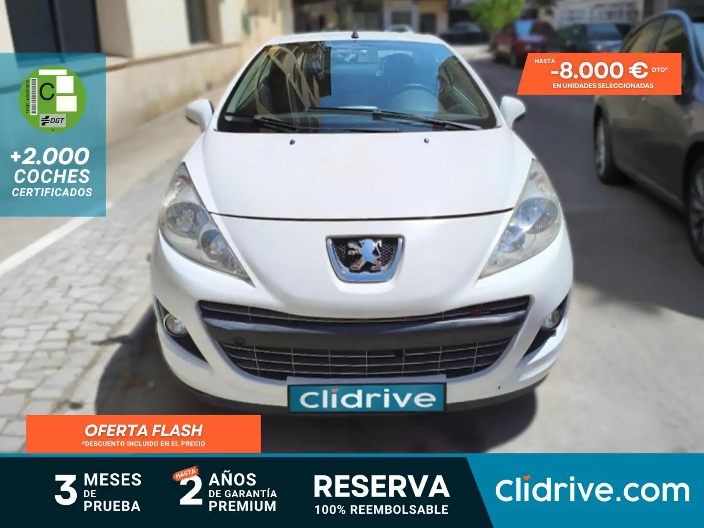 Peugeot 207 CC 1.6 VTi 16v 120 Blanco - 1