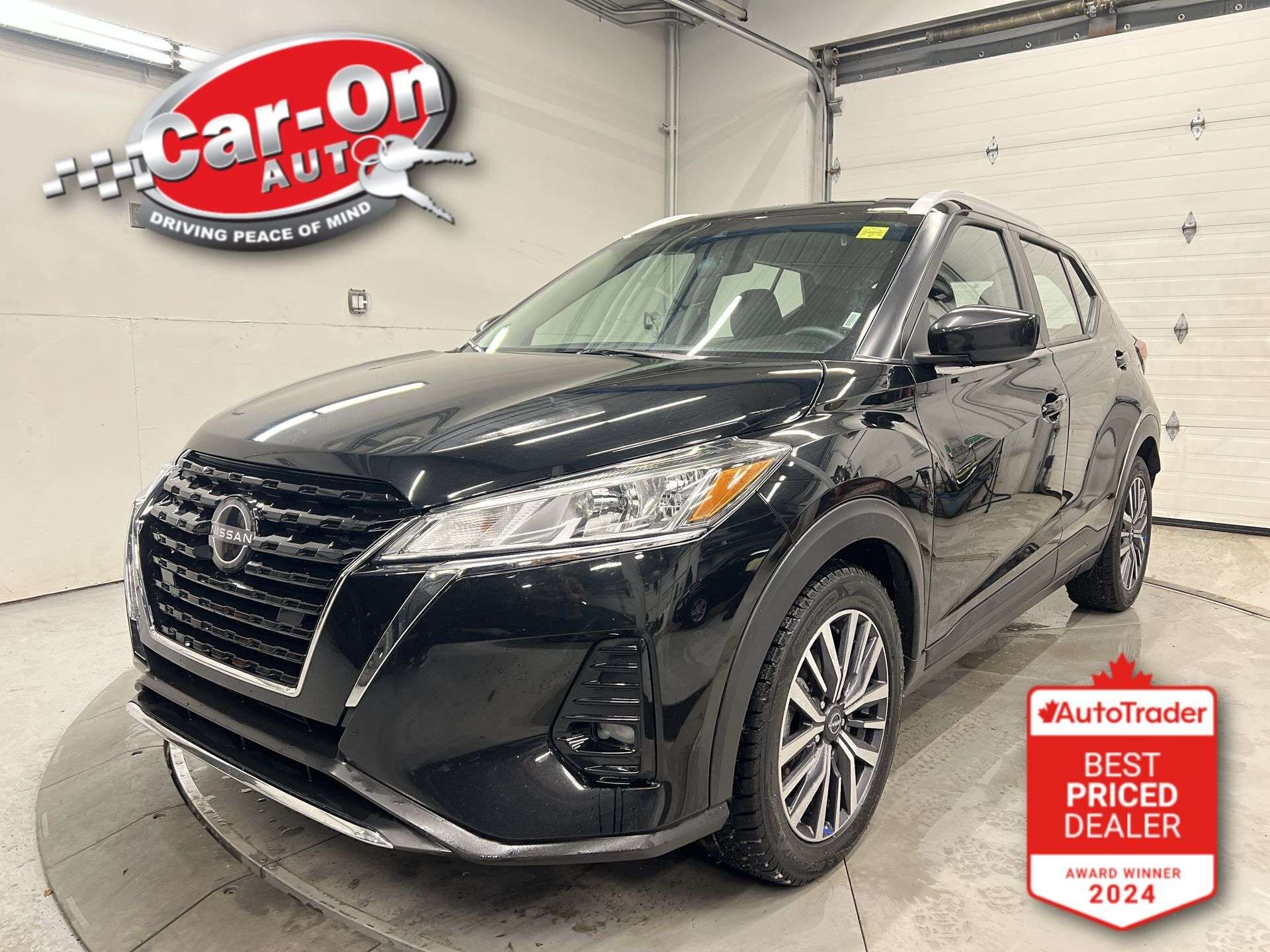 Black 2024 Nissan Kicks SV FWD SUV / Crossover Front-Wheel Drive Automatic