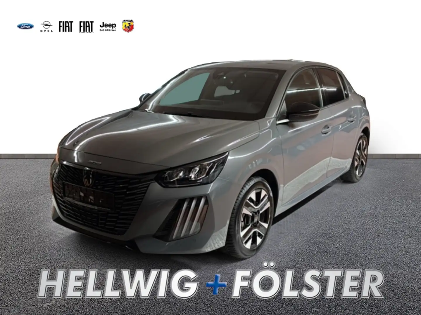 Peugeot 208 Hybrid 100 Allure AT Shz Kamera PDC v+h Grau - 1