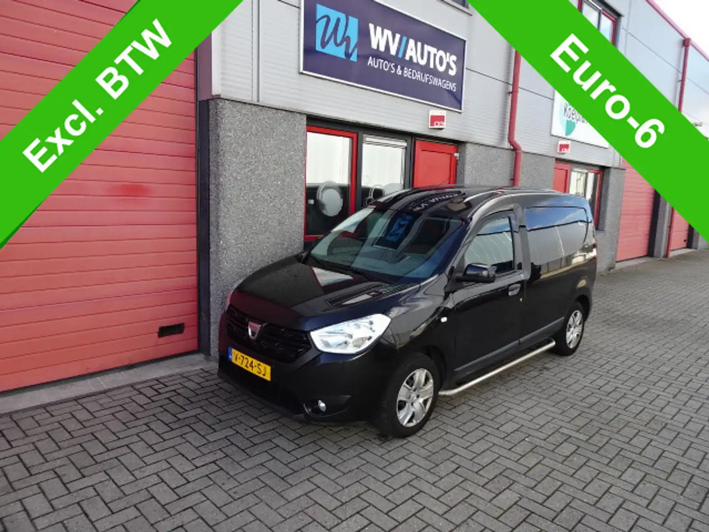 Dacia Dokker 1.5 dCi 90 Solid airco euro 6 !!!!!!!! Чорний - 1