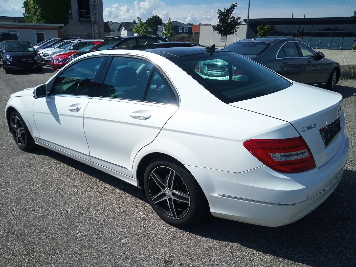 Mercedes-Benz C 180 2,1 CDI BlueEfficiency Aut.*AHV*NAVI*Freispr. Weiß - 2