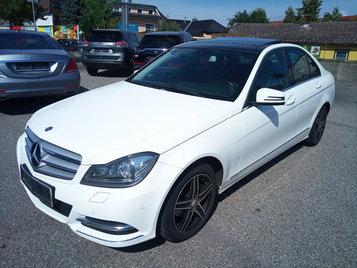 Mercedes-Benz C 180 2,1 CDI BlueEfficiency Aut.*AHV*NAVI*Freispr. Weiß - 1
