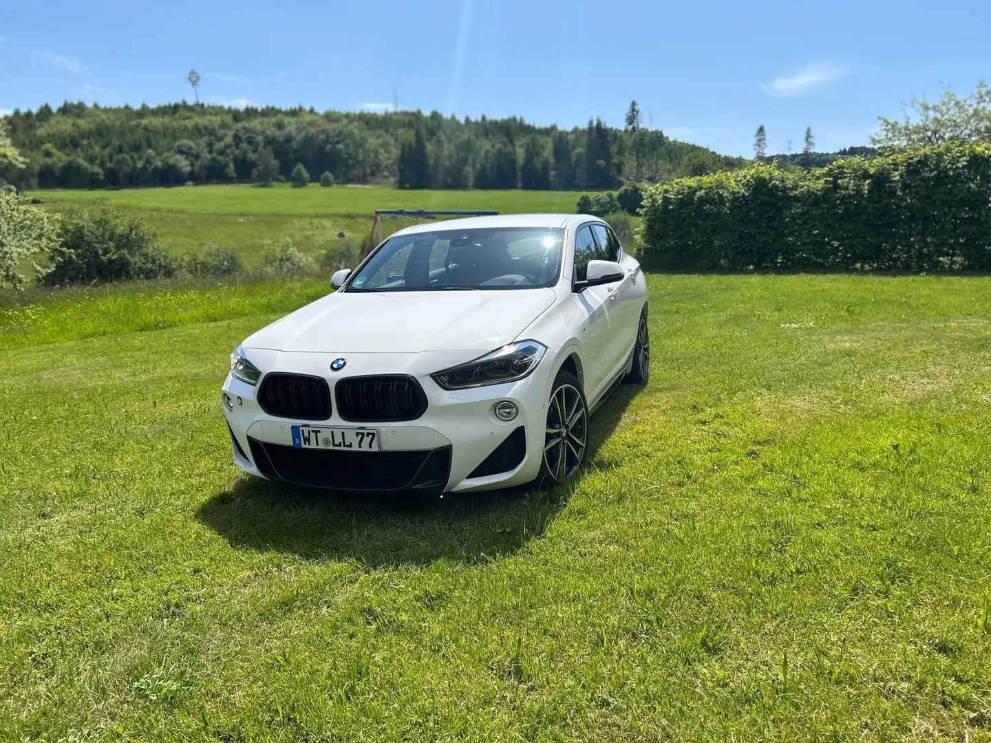 BMW X2 xDrive20d M-Sport Head-Up AHK NAVI PROF. 19" Weiß - 2