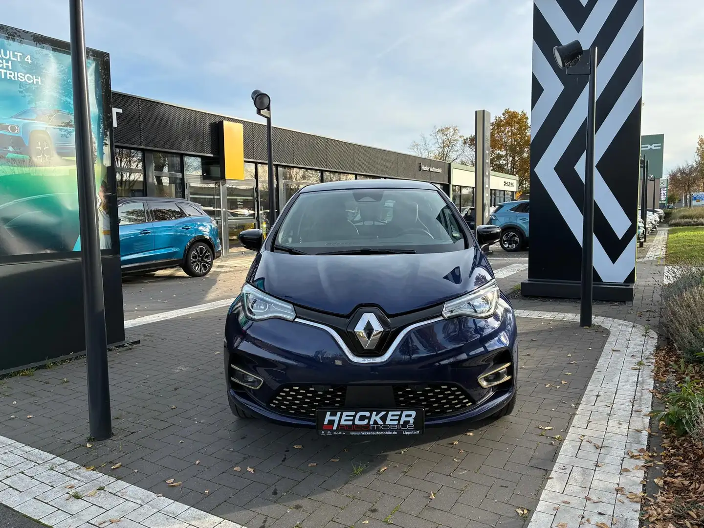Renault ZOE R135 Iconic (52 kWh) Kaufbatterie CCS Ladeananschl Blau - 2
