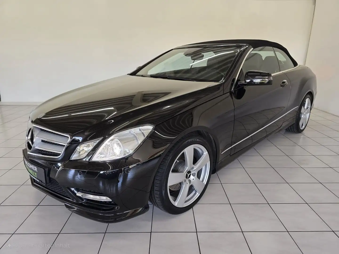 Mercedes-Benz E 200 Cabrio Avantgarde *AMG *Leder *Xenon Zwart - 2