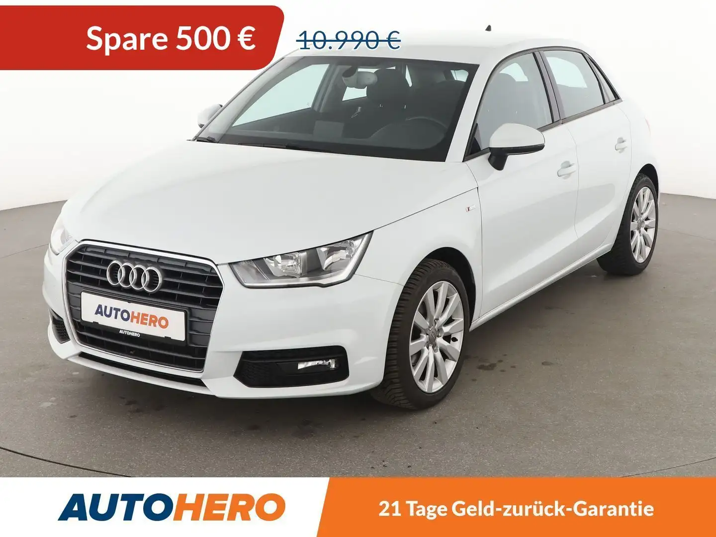 Audi A1 1.0 TFSI*NAVI*TEMPO*PDC*SHZ*KLIMA*GARANTIE* Weiß - 1