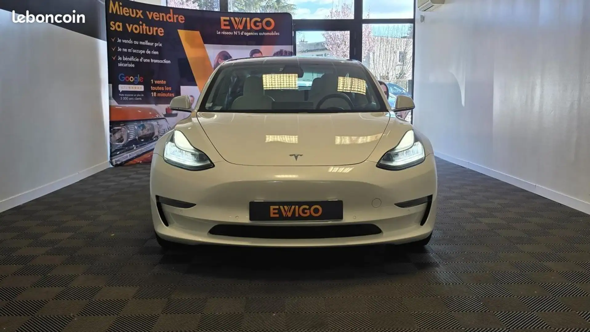 Tesla Model 3 DUAL MOTORS LONG RANGE %2B INTERIEUR BLANC Blanc - 2