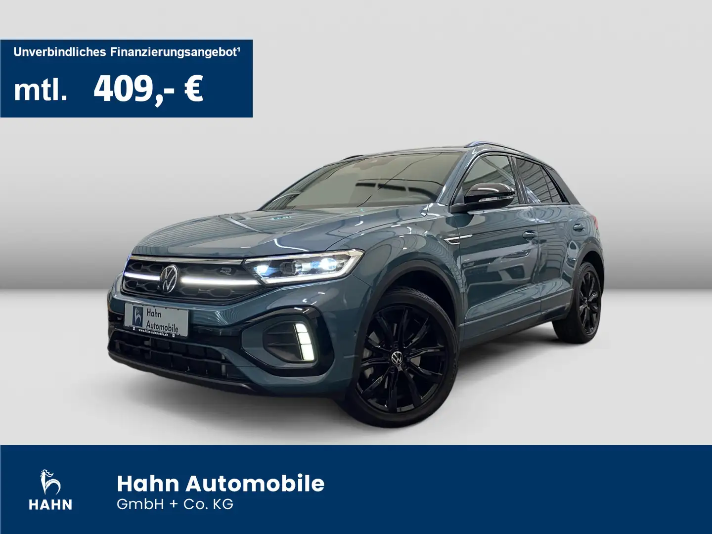 Volkswagen T-Roc 2.0TSI DSG 4M R-Line Standh Matrix CAM ACC Blau - 1