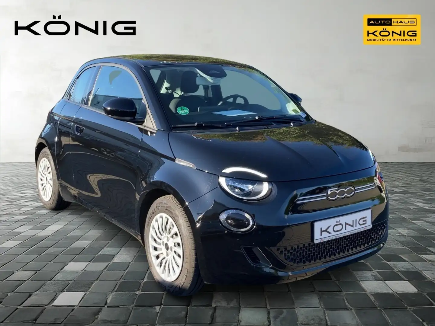 Fiat 500e 3+1 118PS 42kWh CCS KLIMA*CARPLAY*TEMPOMAT Noir - 2