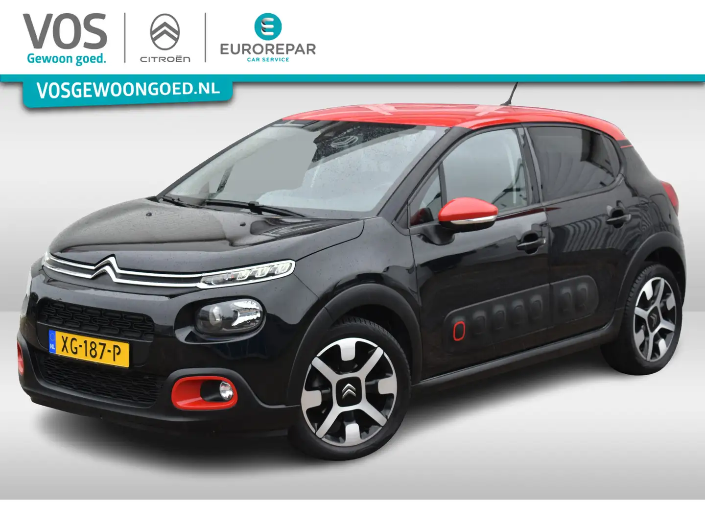 Citroen C3 PureTech 110 EAT6 Shine | Automaat | Navi | Airco Schwarz - 1