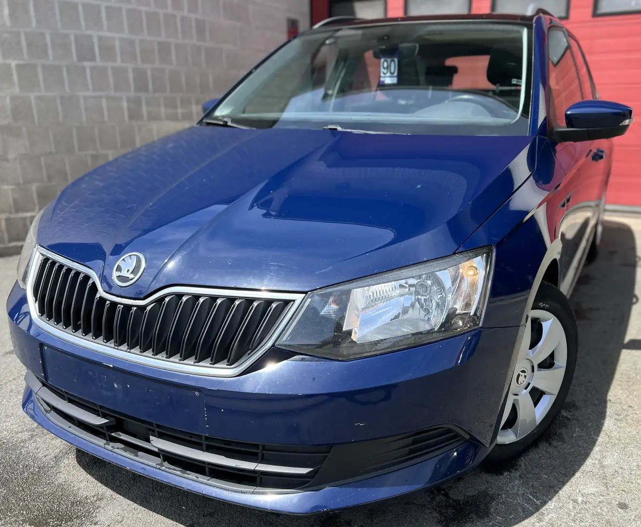 Skoda Fabia SW 1.2 TSI Ambition + CLIM Blauw - 1