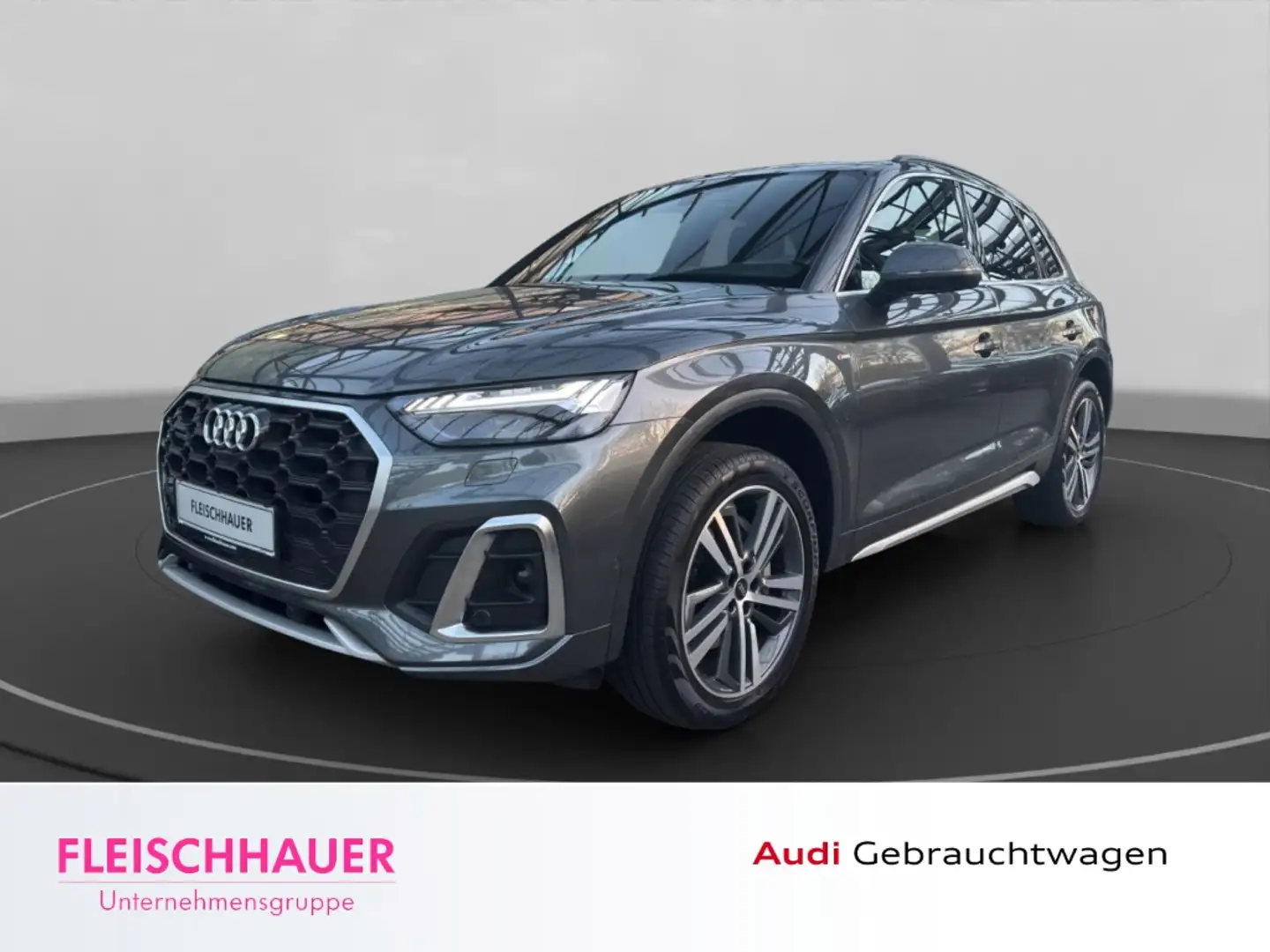 Audi Q5 S line 55 TFSI e quattro HUD Navi Leder Digitales Grau - 1