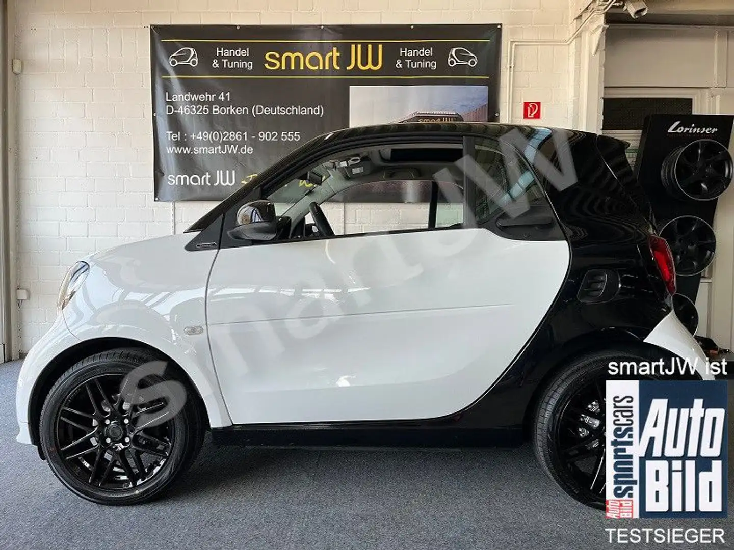 smart forTwo BRABUS Xclusive 109/ 122 PS Navi Kamera Car Play Blanc - 1