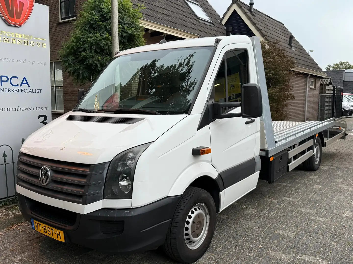 Volkswagen Crafter Autotransport Lier/Luchtvering/1350kg laden 32 2.0 Wit - 2
