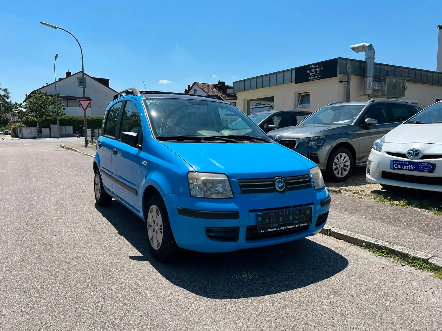 Fiat Panda 1.2 8V PanoDach Klimaauto. Servo Tüv 12/26 Blau - 1