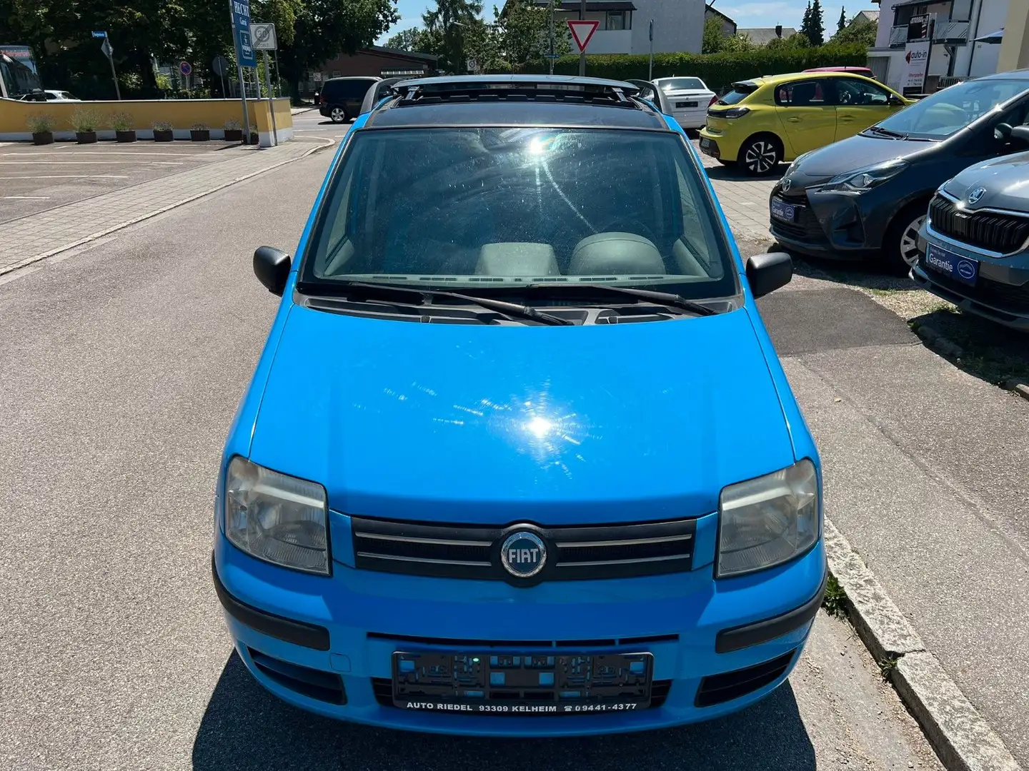 Fiat Panda 1.2 8V PanoDach Klimaauto. Servo Tüv 12/26 Blau - 2