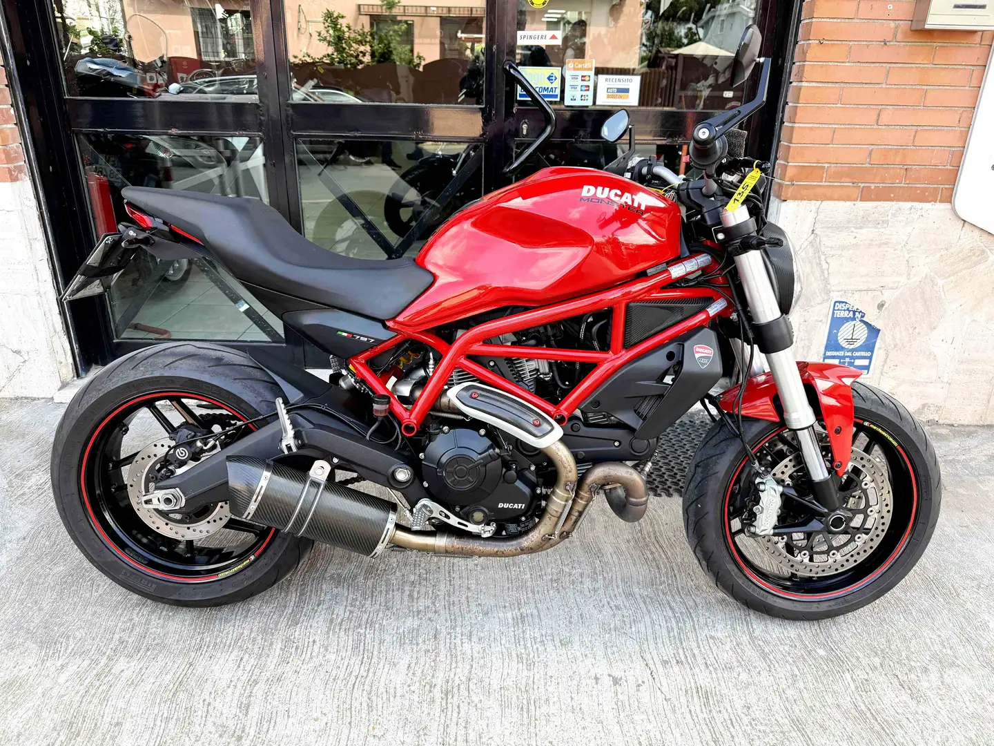 Ducati Monster 797 RED 2017 - FINANZIAMENTI Roşu - 1