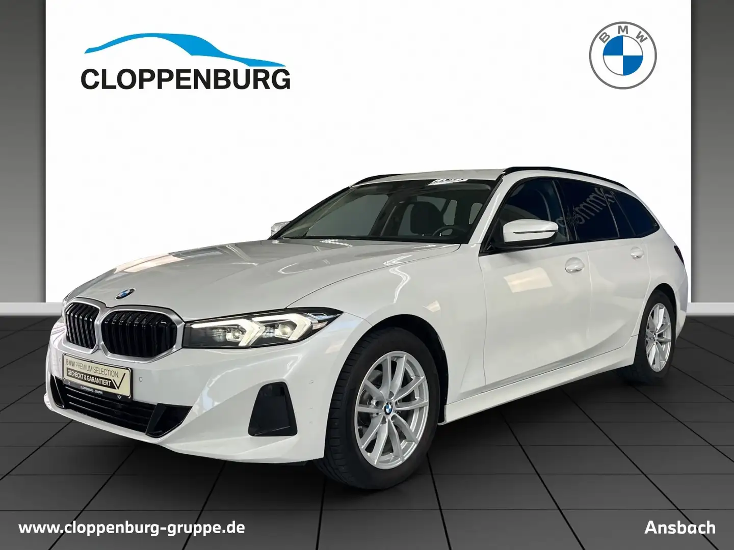 BMW 318 i Touring DAB Komfortzg. Tempomat AHK Shz Weiß - 1