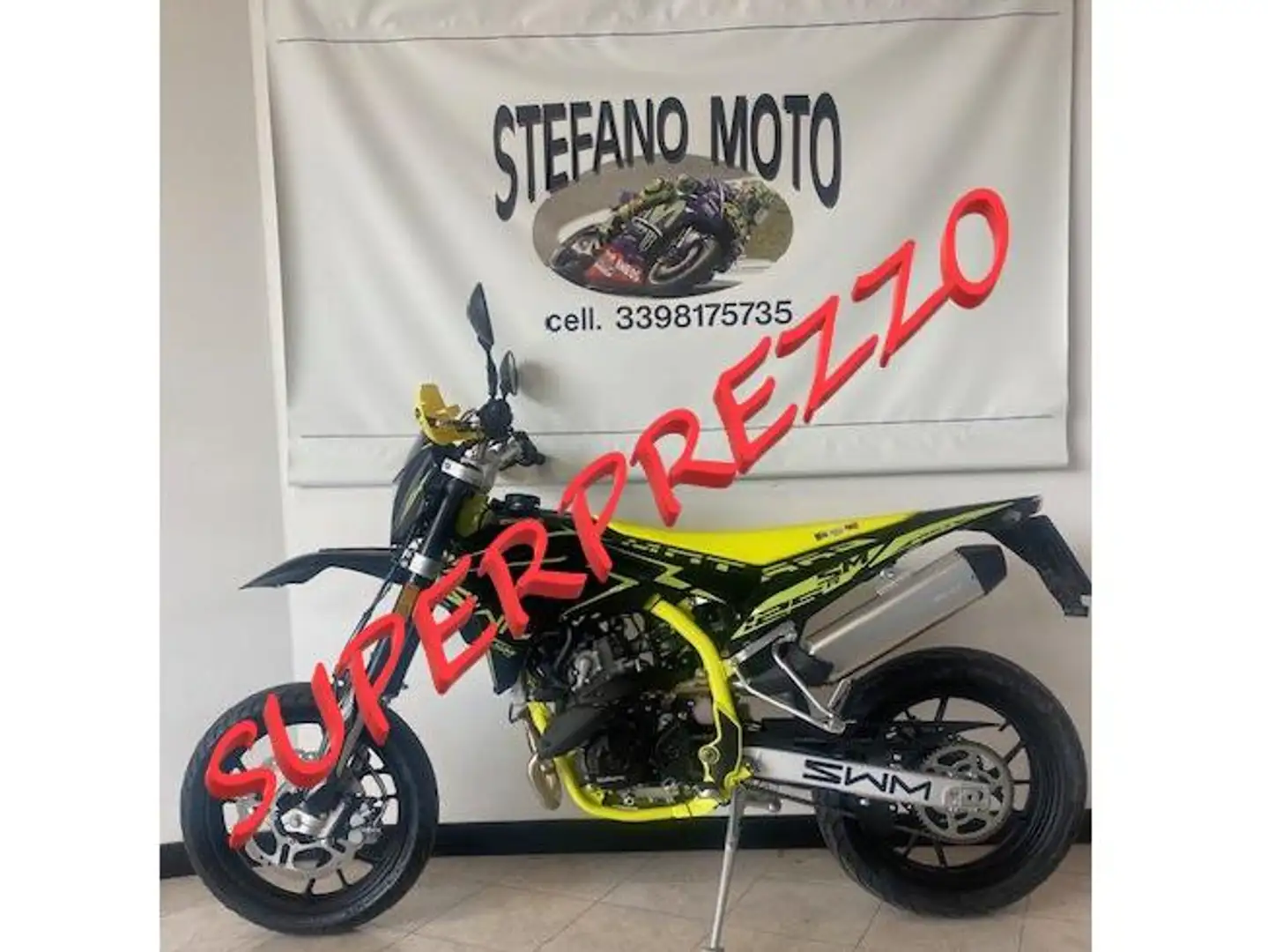 SWM SM 125 R MOTARD - MY 25 - FINANZIABILE Giallo - 1