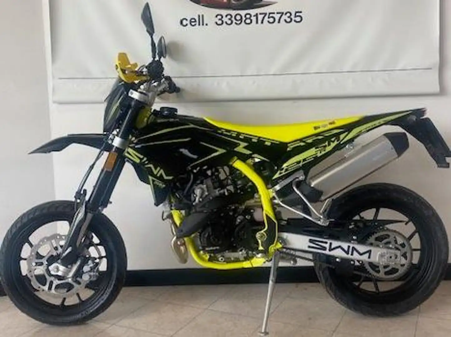 SWM SM 125 R MOTARD - MY 25 - FINANZIABILE Giallo - 2