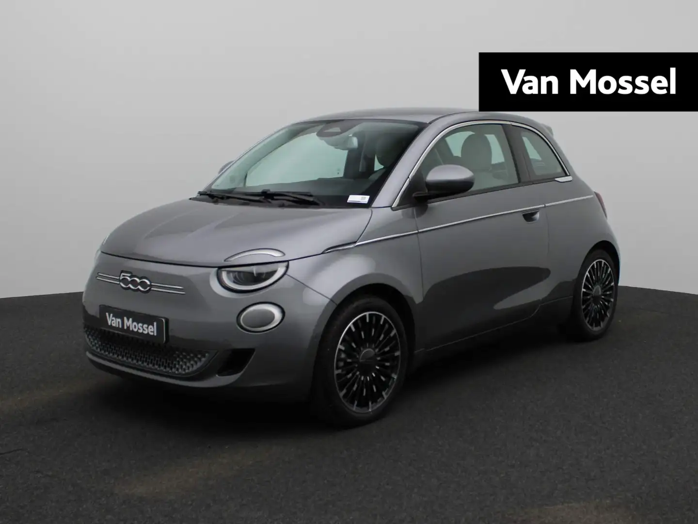 Fiat 500e La Prima 42 kWh | Lederen Bekleding  | Navigatie | Grau - 1