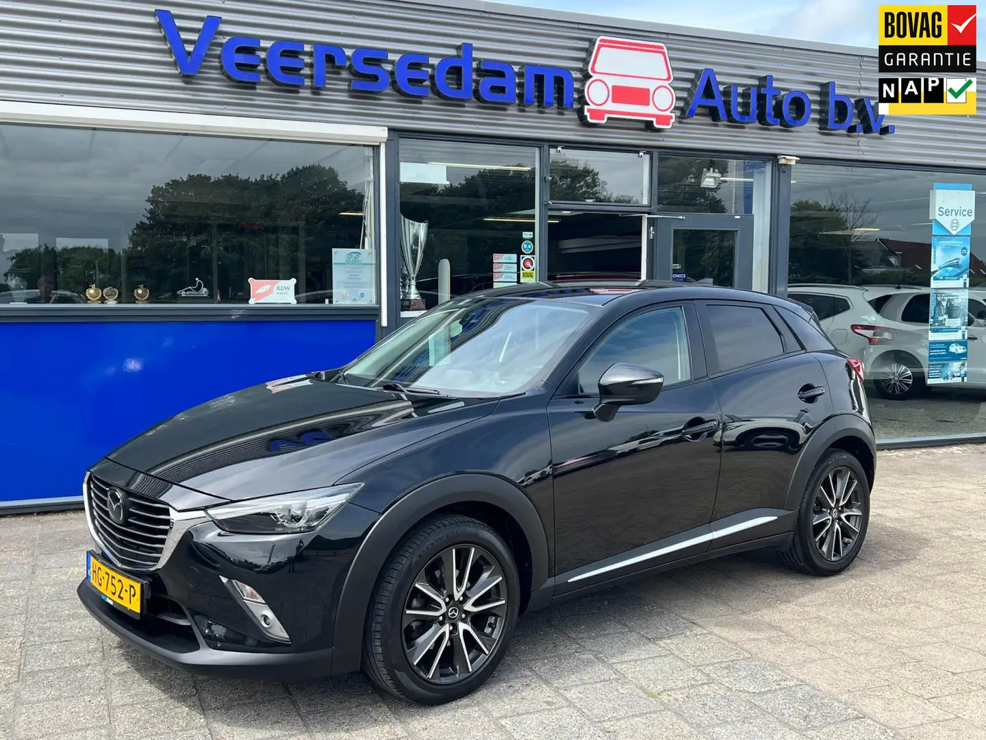 Mazda CX-3 2.0 SkyActiv-G 120 GT-M, Leer, trekhaak enz... Zwart - 1