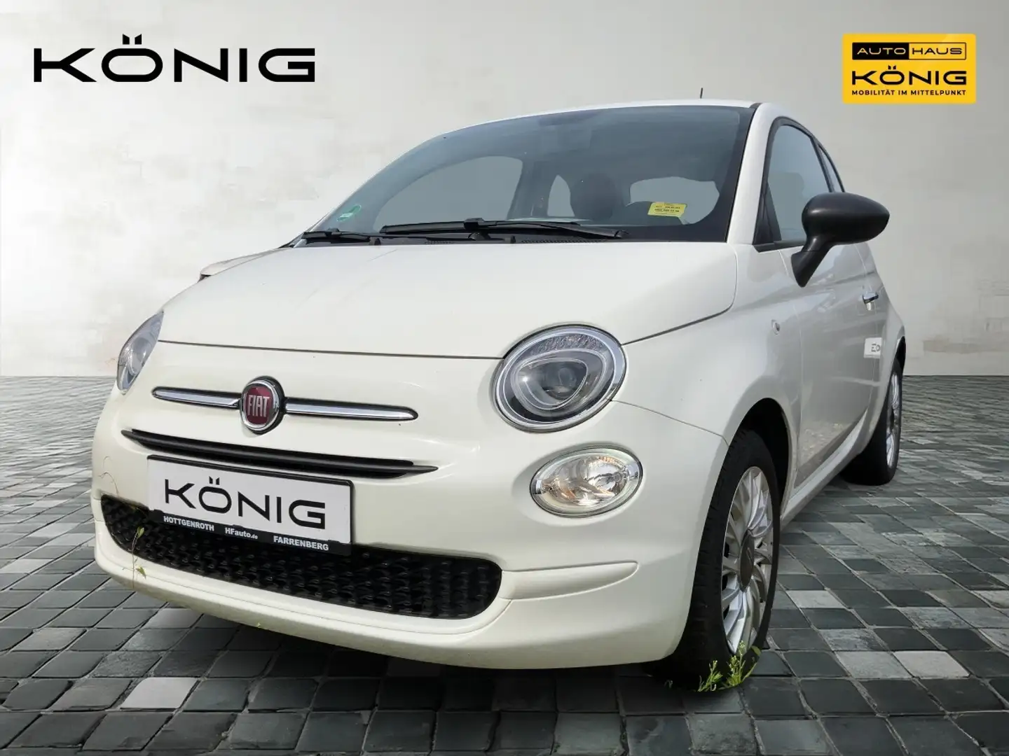 Fiat 500 Hatchback MY23 1.0 GSE Hybrid 51 kW Weiß - 1