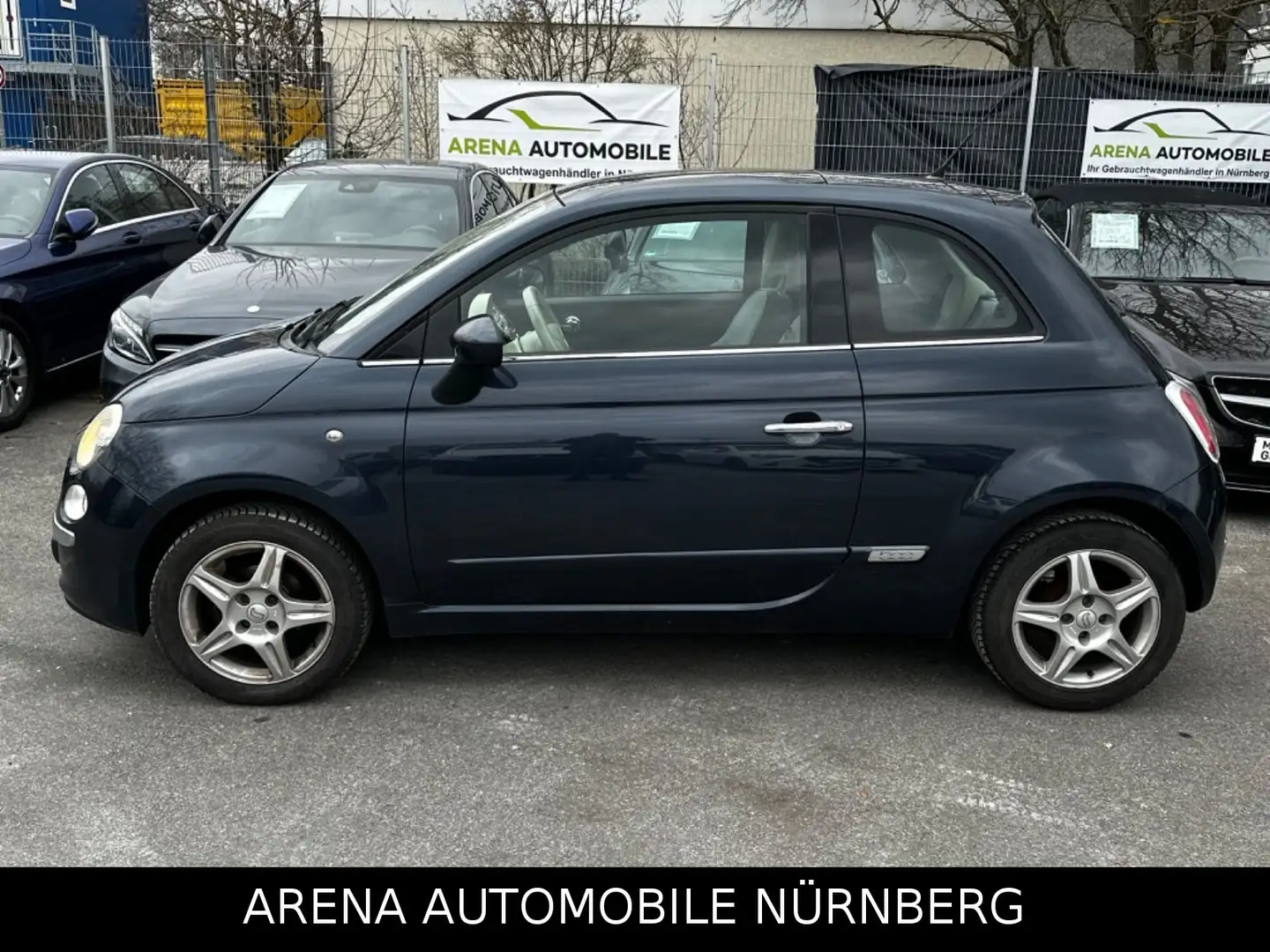 Fiat 500 *Diesel*Panorama*Klima*City*AllSeason Blau - 2