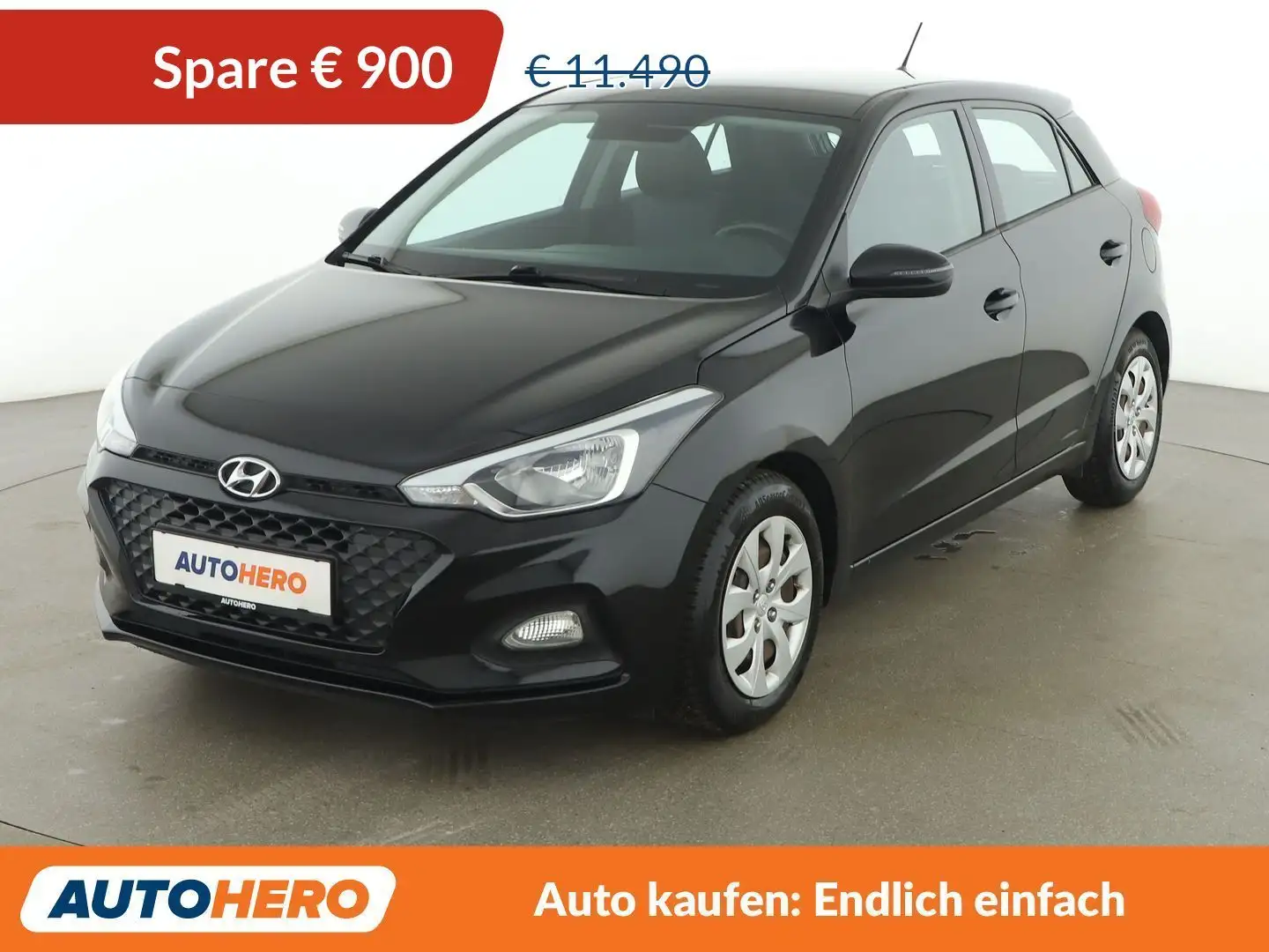 Hyundai i20 1.2 LEVEL 2 *KLIMA*BT* Schwarz - 1