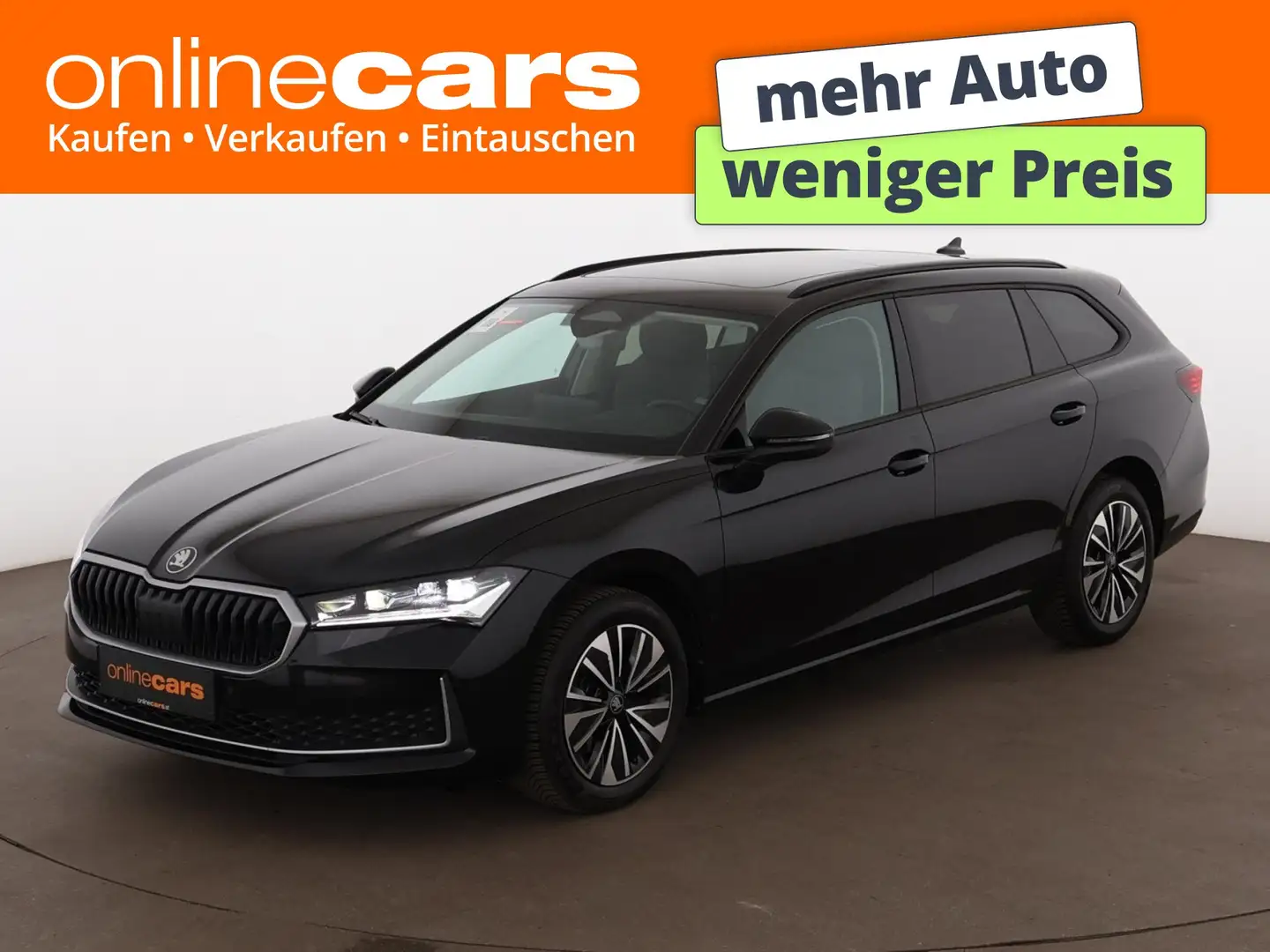 Skoda Superb Combi 2.0 TDI Selection Aut MATRIX SKY AHK Schwarz - 1