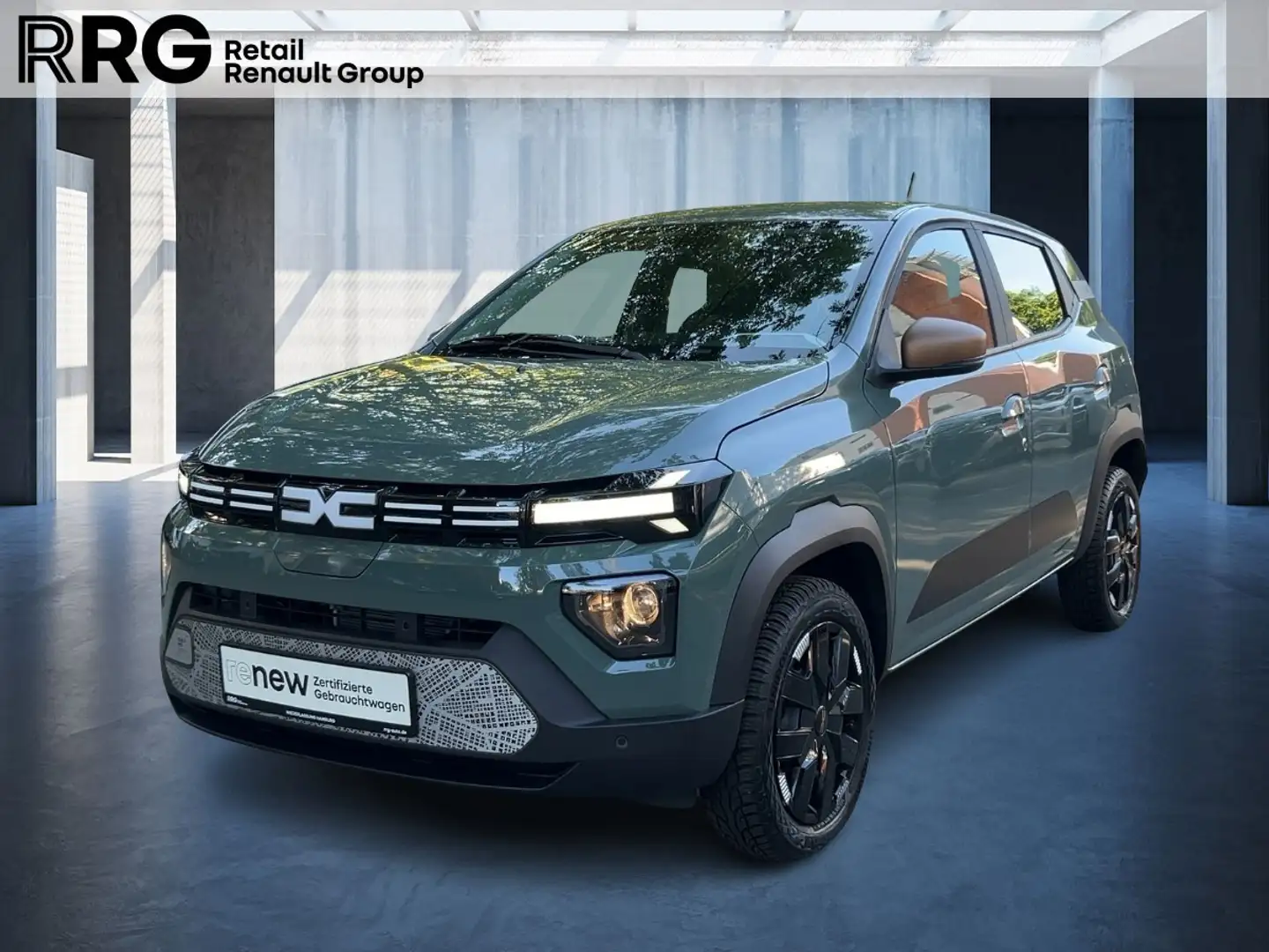 Dacia Spring 65 Extreme + CCS Rückfahrkamera PDC KLIMA ABS Fahrerairbag Grün - 1