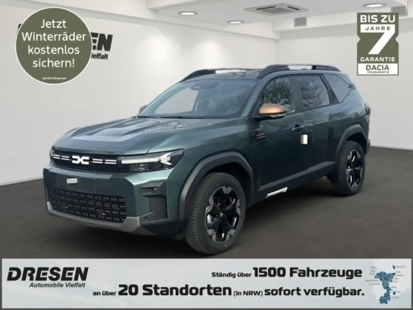 Dacia Bigster Extreme Mild Hybrid 130 4x4 *Elektrische Heckklapp Groen - 1