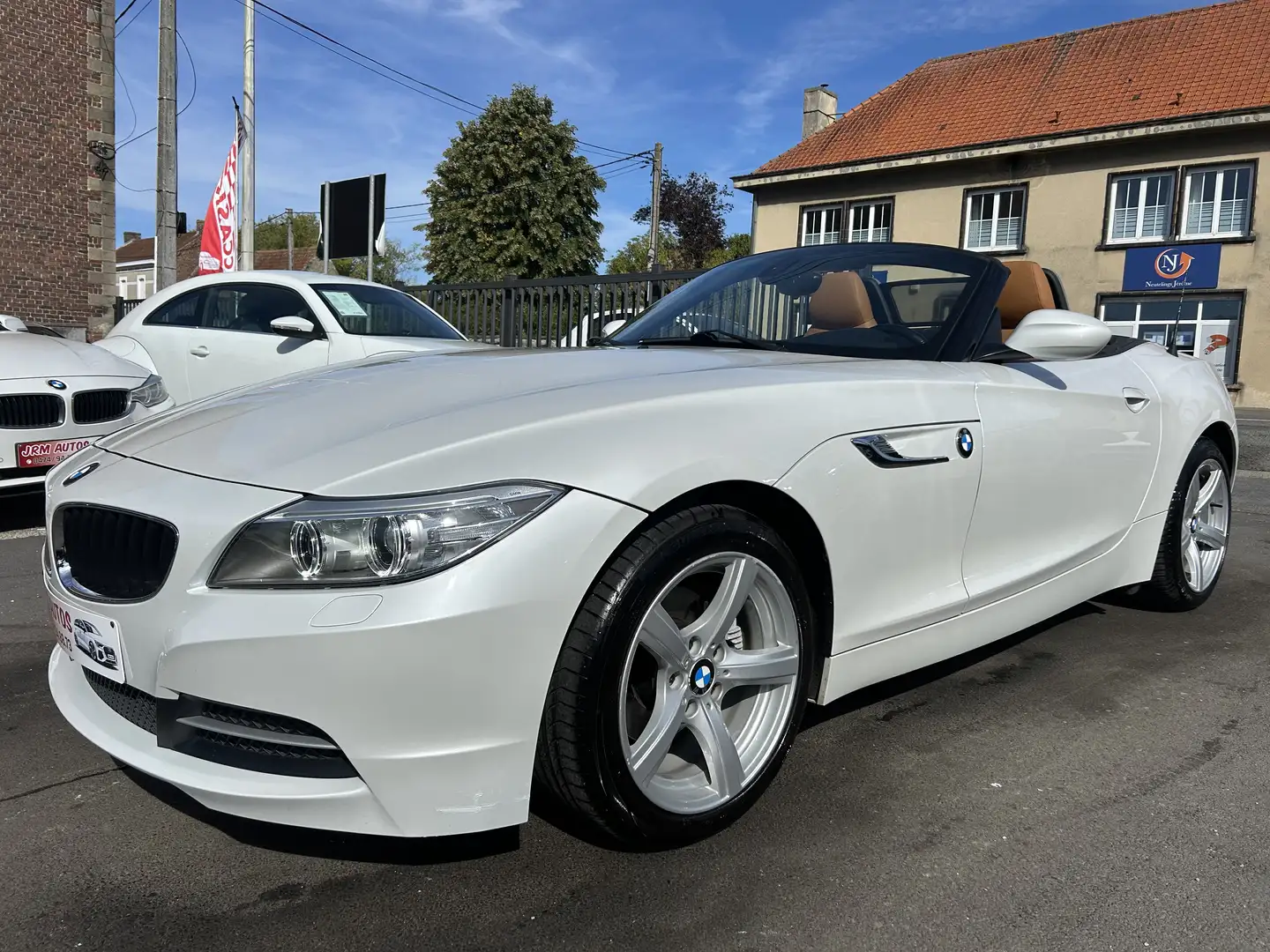 BMW Z4 Cabriolet 2.0i sDrive18i ** Garantie 12 mois ** Blanc - 1