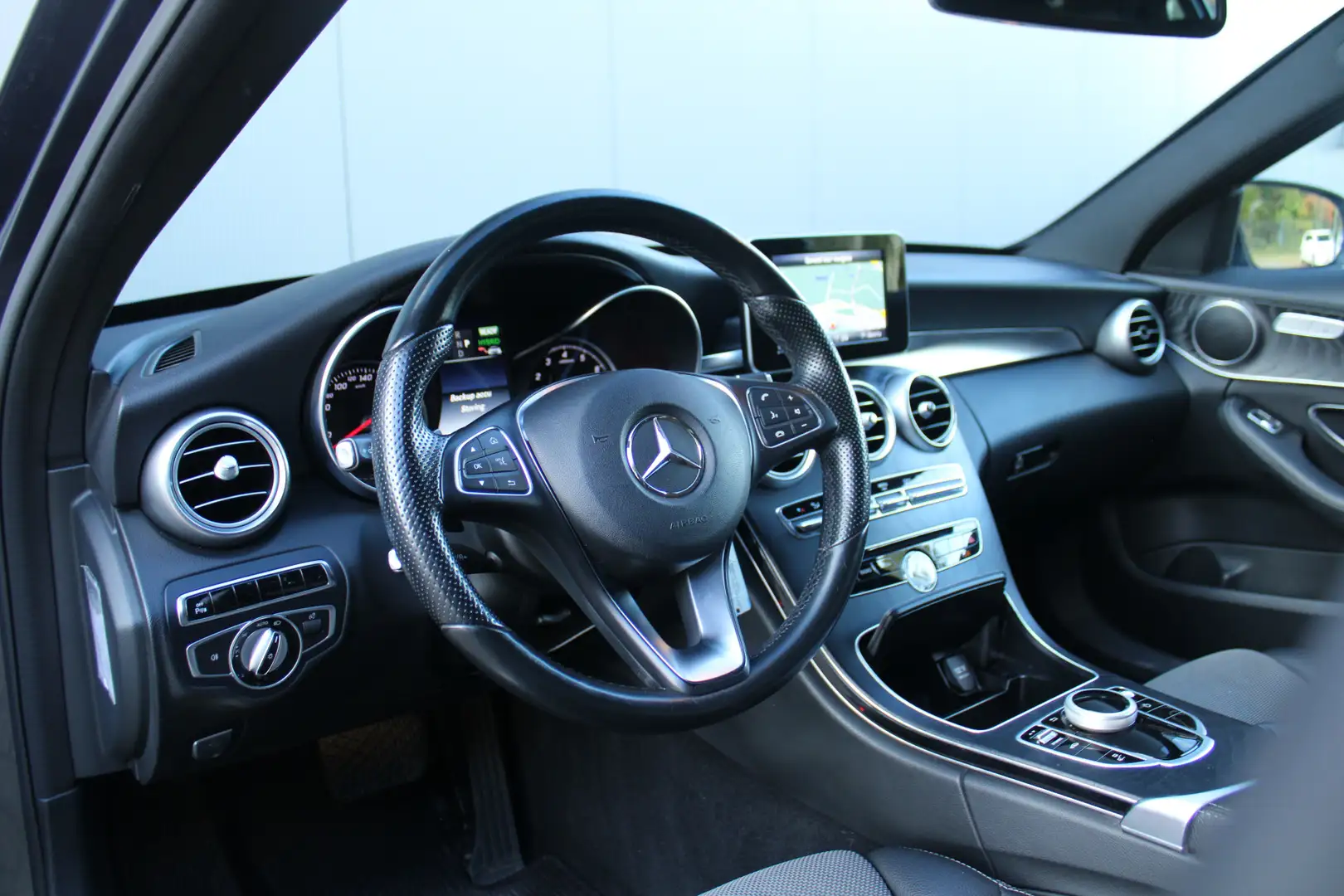 Mercedes-Benz C 350 Estate e 279pk Lease Edition | Luchtvering  | Elek Gris - 2