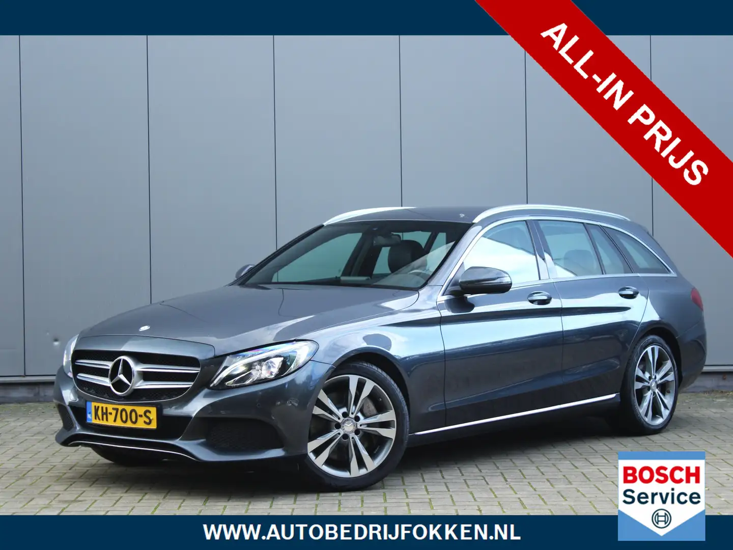Mercedes-Benz C 350 Estate e 279pk Lease Edition | Luchtvering  | Elek Gris - 1